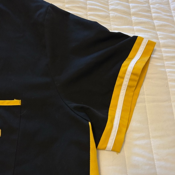 Scrub Dudz V-Neck University of MO MU Black Scrub Top Sz 2X - Picture 8 of 14